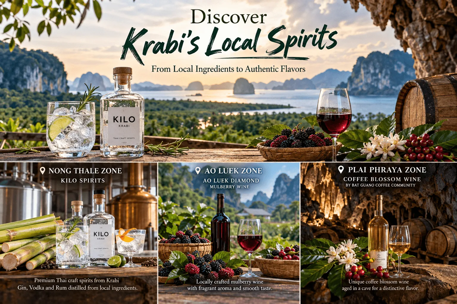 Discover Krabi’s Local Spirits: From Local Ingredients to Authentic Flavors