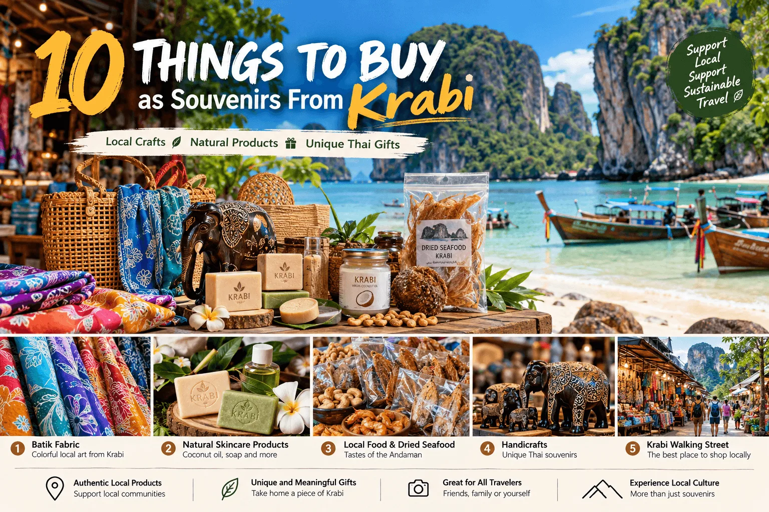10 Best Souvenirs from Krabi: What to Buy & Bring Home